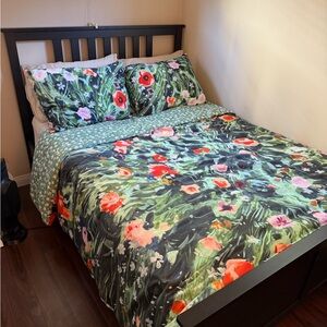 Anthropologie Holly Duvet Cover (Full) & Shams
